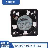 Original Japanese Nidec 5V 0.16A 4.2CM4210 double ball bearing fan D04X-05TH