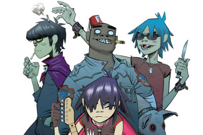 โปสเตอร์วง Gorillaz กอริลลาซ Music Poster รูปภาพ ของขวัญ ของสะสม แต่งบ้าน ของแต่งห้อง โปสเตอร์ขนาดใหญ่ โปสเตอร์แต่งห้อง โปสเตอร์ติดผนัง 77poster