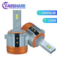 2Pcs Super Canbus H7 Led Headlights for VW Golf 6 7 Golf7 T-ROC Passat Tiguan Touran Low Beam CSP Chips 120W 30000lm Auto Lamp Bulbs  LEDs  HIDs