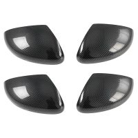 4X for Honda Fit Jazz 2020 2021 ABS Carbon Fiber Rearview Side Door Mirror Cover Car Exterior Accessories