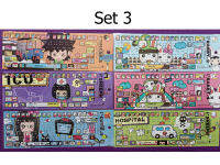 Moshi Moshi keyboard สติกเกอร์ติดคีย์บอร์ด ภาษาไทย (ขายเป็นโหล12ชิ้น) set 3