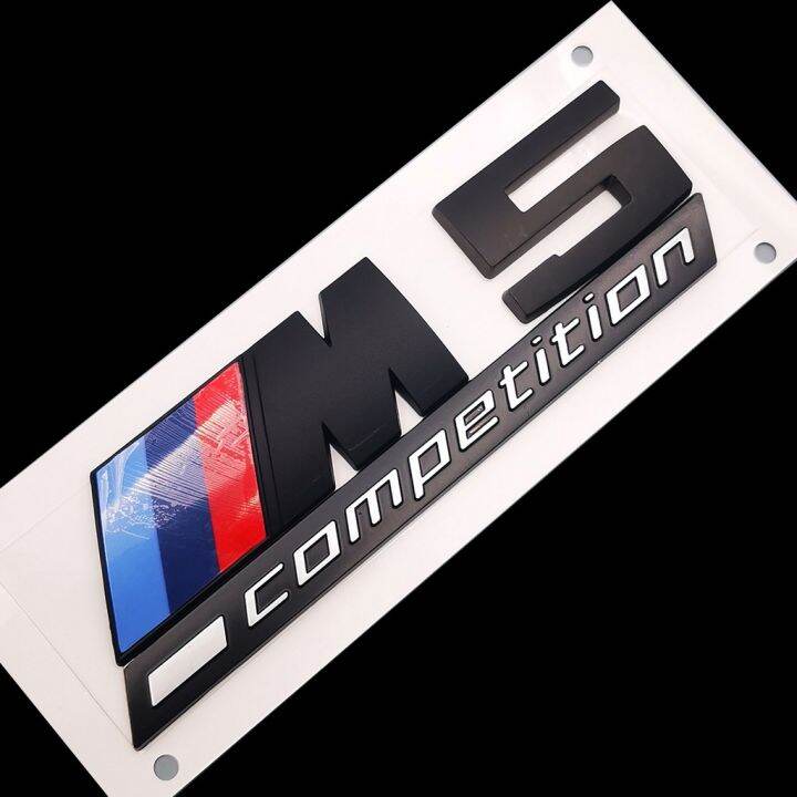 Hot New BMW M5 Logo Auto Badge Emblem Trunk Emblem COMPETITION Bar ...