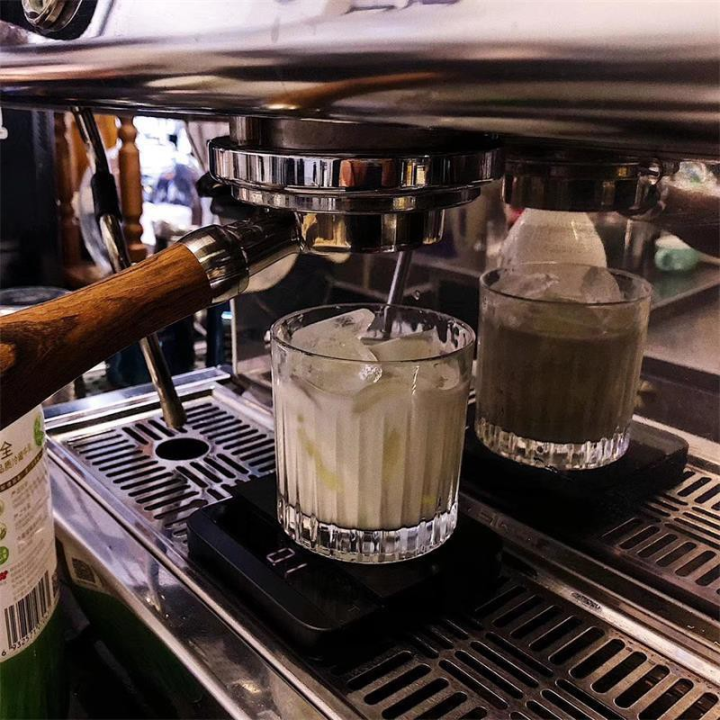 ร้านกาแฟ-ถ้วยแก้ว-ลายแนวตั้ง-น้ำแข็งลาเต้-ถ้วยกาแฟ-retro-capp-cup-garland-ถ้วยชานม-ถ้วยไวน์ฝรั่ง-285ml