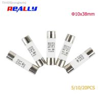 ✵ 10/20Pcs 10x38 Fast Blow Ceramic Fuse 10x38mm Fuse 380V 500V 0.5A 1A 2A 3A 4A 5A 6A 8A 10A 16A 20A 25A 32A 40A RO15 RT18 RT14