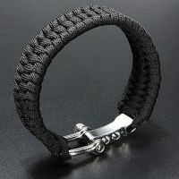 ขายร้อนการออกแบบที่ไม่เหมือนใครParacord 7-ขาตั้งหัวเข็มขัดปรับกลางแจ้งCampingสร้อยข้อมือเชือกปีนเขาสายรัดข้อมือสร้อยข้อมือถักSurvivalสร้อยข้อมือ