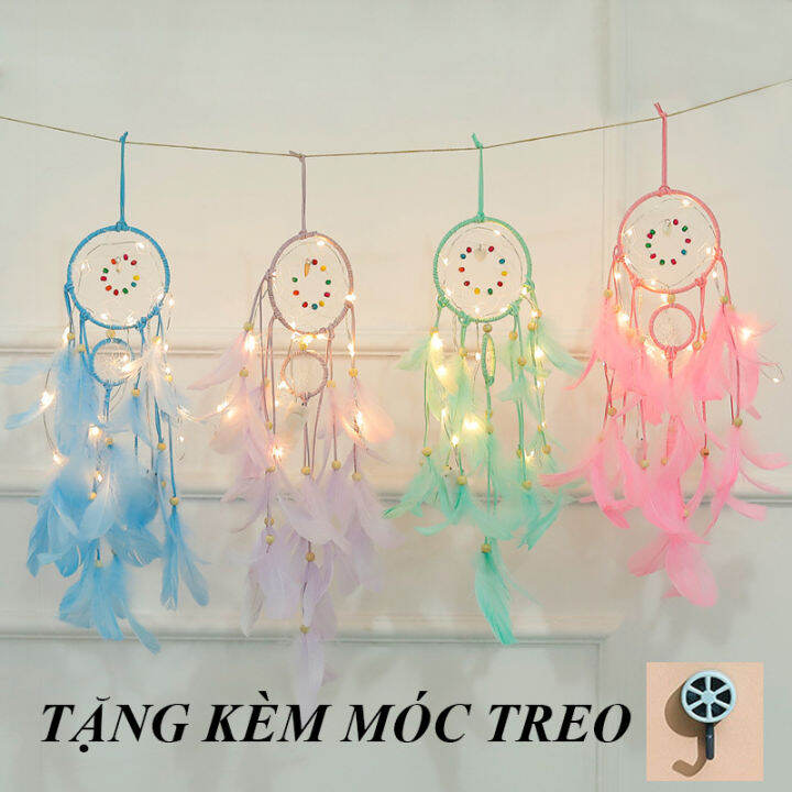Dreamcatcher Đính Lông Vũ Trang Trí ( Có đèn Led phát sáng) Treo Phòng Khách Phòng Ngủ TẶNG Móc Treo | Lazada.vn Dreamcatcher Đính Lông Vũ Trang Trí ( Có Đèn Led Phát Sáng) Treo Phòng Khách Phòng Ngủ Tặng Móc Treo | Lazada.Vn