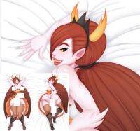 Dakimakura Anime Hekapoo ปลอกหมอนพิมพ์สองด้านขนาดเท่าของจริง