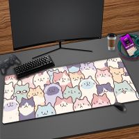 ❅ Cat paw cute Customized HD Printing Gaming Mousepad Computer Lock Edge Natural Rubber E-sports Desk Pad Large Mouse Pad