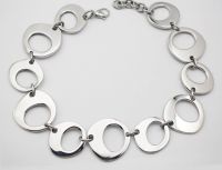 Maxi Necklace 316L Stainless Steel Link Chain Collar Choker Statement Necklace Punk Irregular Round Fashion Necklace