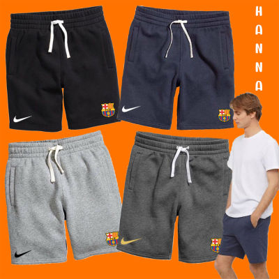 กางเกง ขาสั้น Barcelona บาร์เซโลนา ฟุตบอล แฟชั่น ผ้าสำลี มีให้เลือก 4สี หนานุ่มใส่สบาย #งานป้าย #รับประกันคุณภาพ