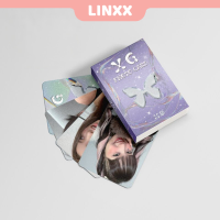 LINXX ซีรีย์เลเซอร์โฮโลแกรมการ์ด Lomo ถ่ายรูปแบบ Kpop 50ชิ้น XG