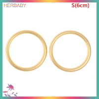 HERBABY 2pcs อลูมิเนียมเด็กสลิงแหวนสำหรับผู้ให้บริการทารกและสลิงเด็ก