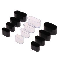 ♨✒ 4PCs Oval Chair Leg Pads Furniture Table Covers Caps Feet Protector Socks Dust Cover Non-Slip Furniture Leveling Feet Pad