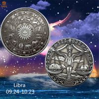 2022 Constellation Souvenir Badge Venus Libra Western Astrology Embossed Token Collectible Coin Value&amp;Holiday Gift