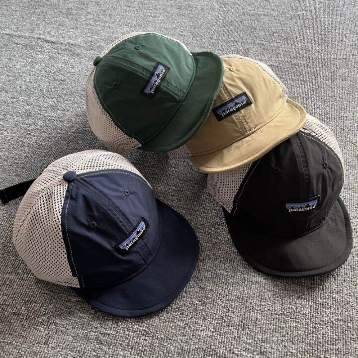American Patagonia bata outdoor Japanese quickdrying cap tooling movement breathable soft eaves