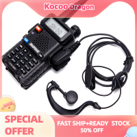 Kocoo 2 PIN walkie-talkie ชุดหูฟังแบบมีสายสองทาง HAM วิทยุหูฟังสำหรับ Baofeng BF-888S UV5R walkie talkie 992 earwear