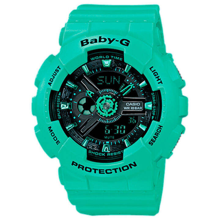 g-shock-baby-g-ga110-ba111-ชายและหญิงคู่กีฬานาฬิกากันน้ำและกันกระแทกเวลาโลกนำหน้าจอแสดงผลคู่-4-ปีรับประกันสากล-ba-111-3a-ga-110sl-3a