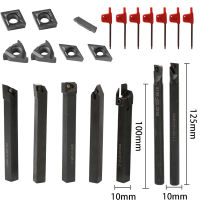 202121PCS Shank Lathe Turning Tool Kits Lathe Cutter Boring Bar With Carbide Insert Wrench DIY Set Metal Steel