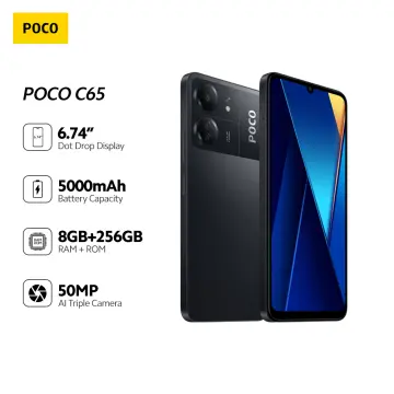Global Version POCO C65 6GB 128GB/8GB 256GB NFC MediaTek Helio G85 6.74  90Hz Display 50MP Triple Camera 5000mAh 18W Charging