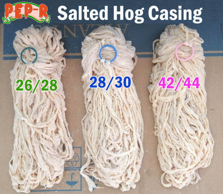 Natural Hog Casing Salted 90 meters(Min. weight 750 Grams) For