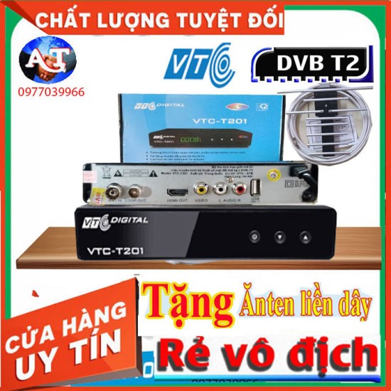 Kèm anten đầu thu kỹ thuật số dvbt2 - vtct201 - ảnh sản phẩm 4