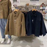 Uniqlo ห้องลองเสื้อ2022เครื่องมือสไตล์ในฤดูใบไม้ร่วงผู้ชายสำหรับผู้หญิง/ผู้หญิงเสื้อแจ็คเก็ตลำลองหลากหลาย E453227แจ็คเก็ตทรงหลวม