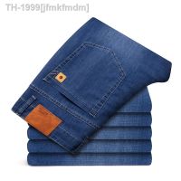 ♈▲∈ jfmkfmdm 2023 Homens Stretch Jeans Moda Calças Pretas Para O Sexo Masculino E Outono Casuais dos homens tamanho 30-44