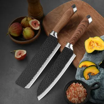 Hand-forged small kitchen knife Mongolian hand-held meat knife