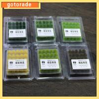 GOTORADE 50PCS หลายภูมิประเทศ ภูมิทัศน์ขนาดเล็ก การก่อสร้างทางรถไฟ กลุ่มพืช โมเดลจำลอง กระจุกหญ้าเทียม พุ่มไม้หญ้าจิ๋ว