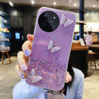 KOSLAM เคสโทรศัพท์ลายท้องฟ้าเต็มไปด้วยผีเสื้อที่สวยงามสำหรับ Realme 11 4G 5G 11X 11 Pro 11 Pro + C51 C53 C55 OPPO A38 4G A58 4G A78 4G A98 5G ปลอกโทรศัพท์มือถือ TPU แบบใหม่คลังสินค้าพร้อม