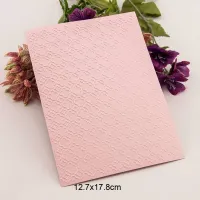 Flower Background Textured Plastic Embossing Folders for card making Template Dies Scrapbooking Paper Craft Supplies embosser