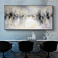 Abstract Colorful Scenery Canvas Painting Modern Nordic Prints and Posters Wall Art Pictures for Living Room Home Decor No Frame