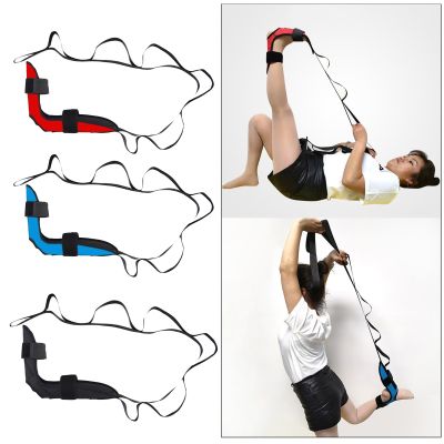 155cm Yoga Stretching Belt Foot Stretcher Calf Tendonitis Ankle Strap Band Yoga Stretch Strap Calf Leg Foot Flex Stretcher