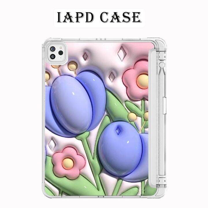 เคส-ลายกระต่าย-พร้อมปากกา-สําหรับ-ipad-air4-10-9-gen-10-2022-gen5-gen6-9-7-gen7-gen8-gen9-10-2-air5-pro11-2018-2020-mini4-5