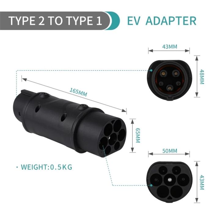 ev-charger-converter-connector-evse-type2-to-j1772-type-1-and-type1-to-type2-iec-62196-electric-vehicle-adapter-for-car-charging