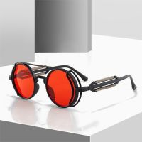 【CC】☌♕卍  Sunglasses for Men Colored Lenses Glasses Round Frame UV400 Eyewear