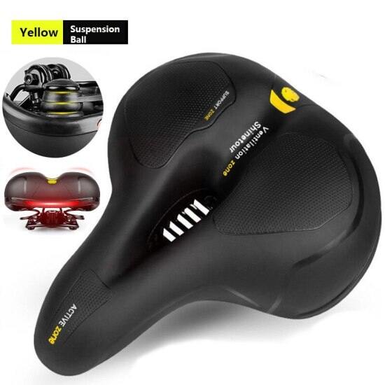 Chống sốc phản quang rỗng yên xe đạp xe đạp mtb ghế thoáng khí chống mưa - ảnh sản phẩm 9