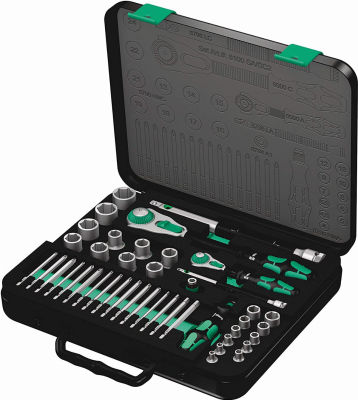 Wera 8100 SA/SC 2 1/2 AND 1/4 DR. SET 1