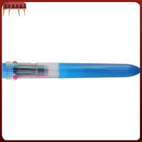 SPRPET อุปกรณ์สำนักงาน3ชิ้นพับเก็บได้ปากกาหลายสี10-In-1สนุกปากกาบอลพอยท์0.5มม.