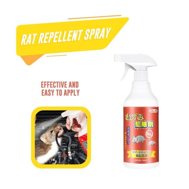 Original Powerful Rat Repellent Spray 500g Repels Rats From Home And Car Engine Rat Killer