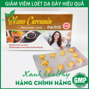 Viên nghệ Nano Curcumin Paris Xạ đen, Tam thất uống giảm viêm loét dạ dày