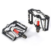 WEST BIKING MTB Road Bike Pedals Sealed 3 Bearings Aluminium Alloy Lightweight Bicycle Platform Pedals Cycling Accessories