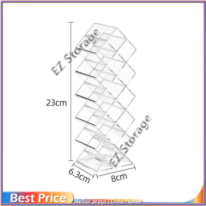 16ช่อง-กล่องเก็บเครื่องสําอางลิปสติกสีใส-ชั้นใส่ลิปสติก-กล่องใส่ลิปสติก-กล่องใส่เครื่องสำอาง