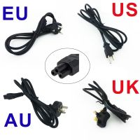 3-Prong US AU UK EU Plug 1.2Meter 4 Feet Power Line 3 Pin Cable Cord for Laptop PC Charger