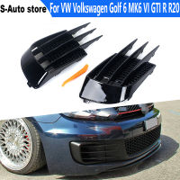 สำหรับ VW โฟล์คสวาเกนกอล์ฟ6 MK6 VI GTI R R20 ABS ไฟตัดหมอก Shade รถด้านหน้าไฟตัดหมอก Hoods คิ้วตาลมมีดปกตัด