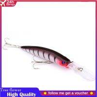 Minnow เหยื่อตกปลา Wobbler Hard เหยื่อ 145mm 15.5g 6 # ตะขอตกปลาทะเล Crankbait Stripe Jerkbait Bwobblers สำหรับ Pike Perch