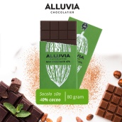Socola nguyên chất sữa 40% ca cao ngọt ngào Alluvia Chocolate