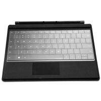 【☊HOT☊】 erwang81474714 Xskn ฝาครอบหนังปกป้องแป้นพิมพ์ใสสำหรับ Microsoft Surface 3แป้นพิมพ์เพรียวบางทีพียูนุ่มและบางเป็นพิเศษกันน้ำกันรอยขีดข่วน