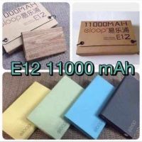 Eloop E12 รับประกัน1ปี แบตสำรอง 11000mah แบตสำรอง POWER BANK เพาเวอรแบงค์ ที่ชาร์จฉุกเฉิน