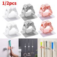 1-2PCS High Quality Home Storage Rack Bathroom Suction Hanging Pipe Hooks Wall Mounted Mop Organizer Holder Brush Broom Hanger Picture Hangers Hooks